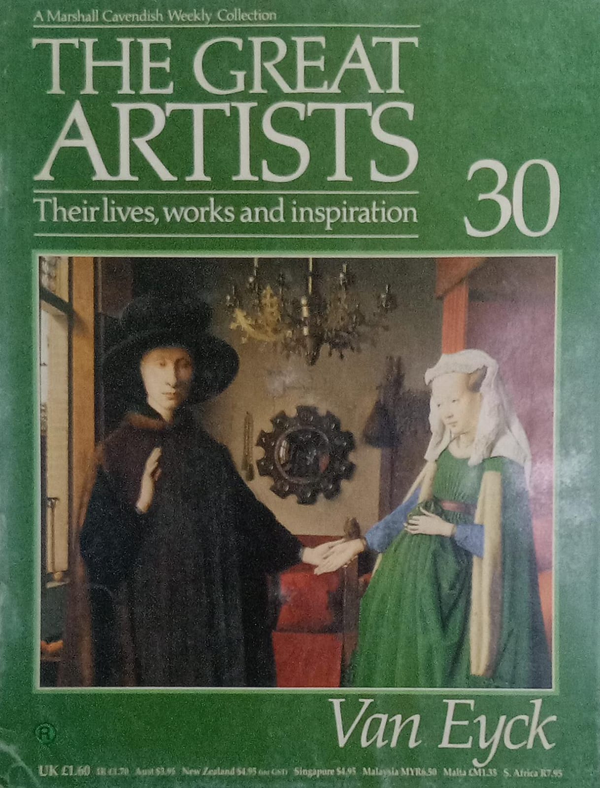 The Great Artist 30 Van Eyck by Marshall Cavendish Weekly Collection [rare books]