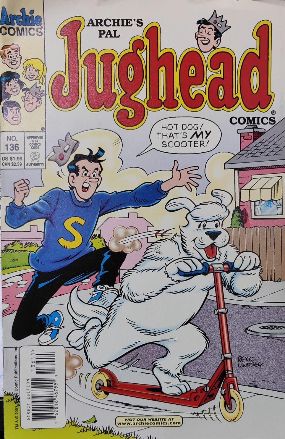 Archie's Pal Jughead Comics No 136 [rare books]