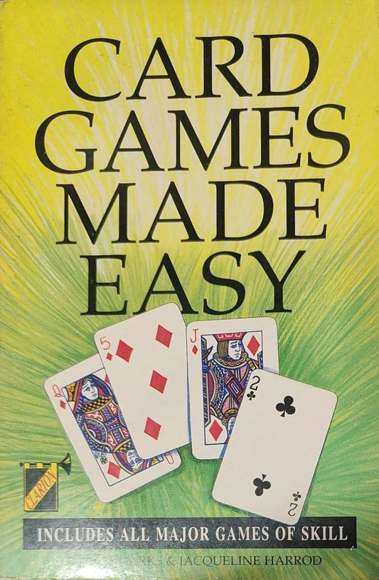 Card Games Made Easy by Arnold Marks| Jacqueline Harrod [rare books]