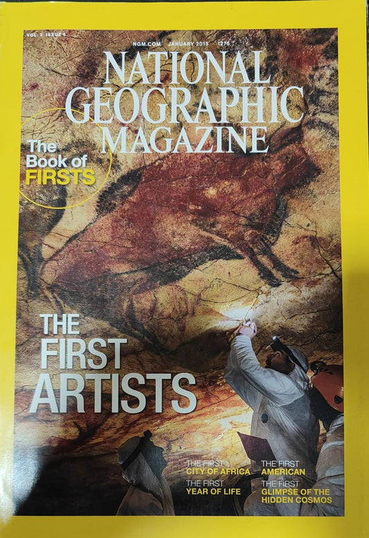 The First Artists [National Geographic Magazine] [January 2015] [rare books]