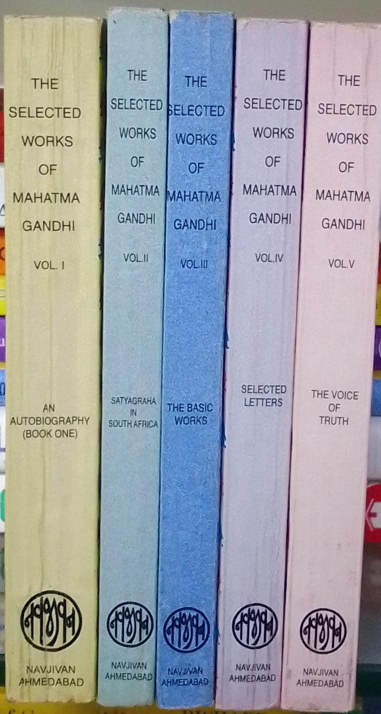 The Selected Works of Mahatma Gandhi (In 5 Volumes Set) [RARE BOOKS] By Mahatma Gandhi
