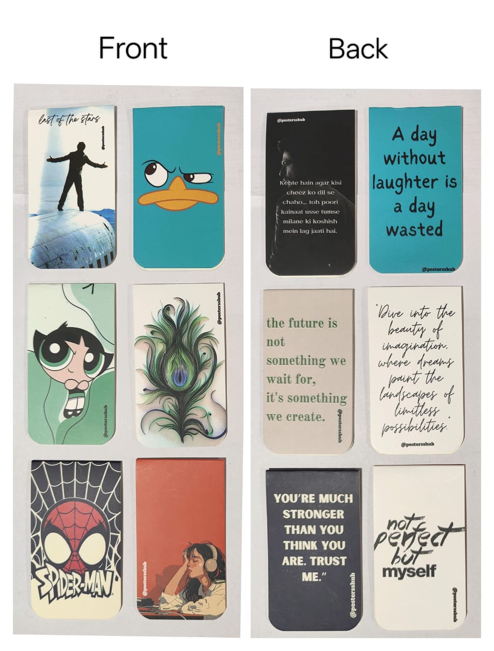 Magnetic Bookmarks (Y1) Set of 6