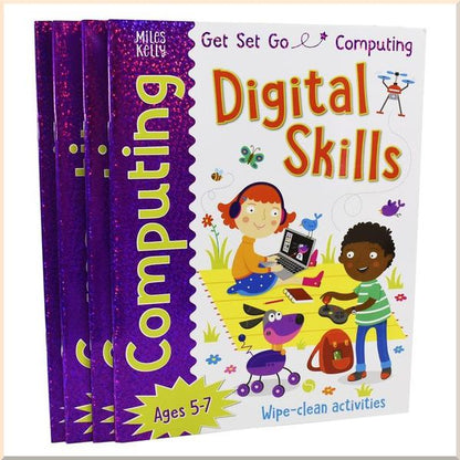 Get Set Go: Computing four pack by Tech Age Kids [Premium Books]