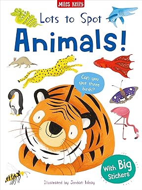 Lots To Spot Sticker Book Animals by Rosie Neave [Premium Books]