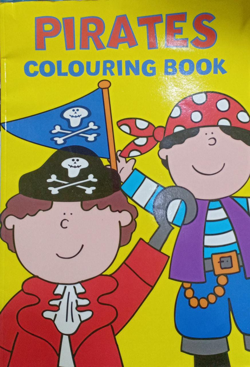 PIRATES COLOURING BOOK
