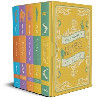 Major Works Of Charles Dickens Collection [5 Hardbound Books Box Set] by Charles Dickens [Hardcover] [Premium Books]