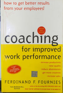Coaching for Improved Work Performance [Rare books]
