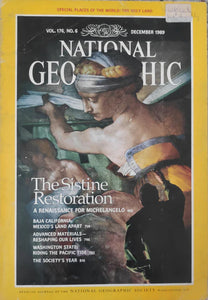 The Sistine Restoration [National geographic][rare books][December 1989]