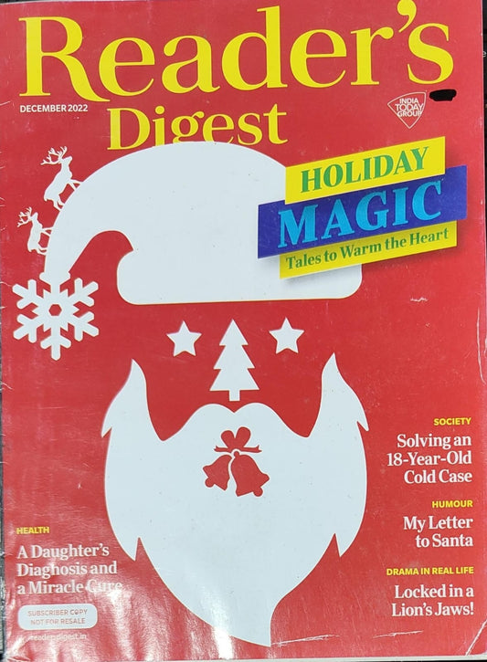 Reader's Digest December 2022 - Holiday Magic: Tales to warm the heart [rare books]