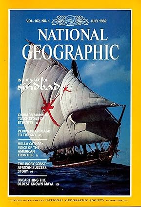 In The Wave Of Sindbad [National geographic][rare books][July 1982]