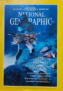 Oldest known shipwreck [national geographic][rare books][december 1987]