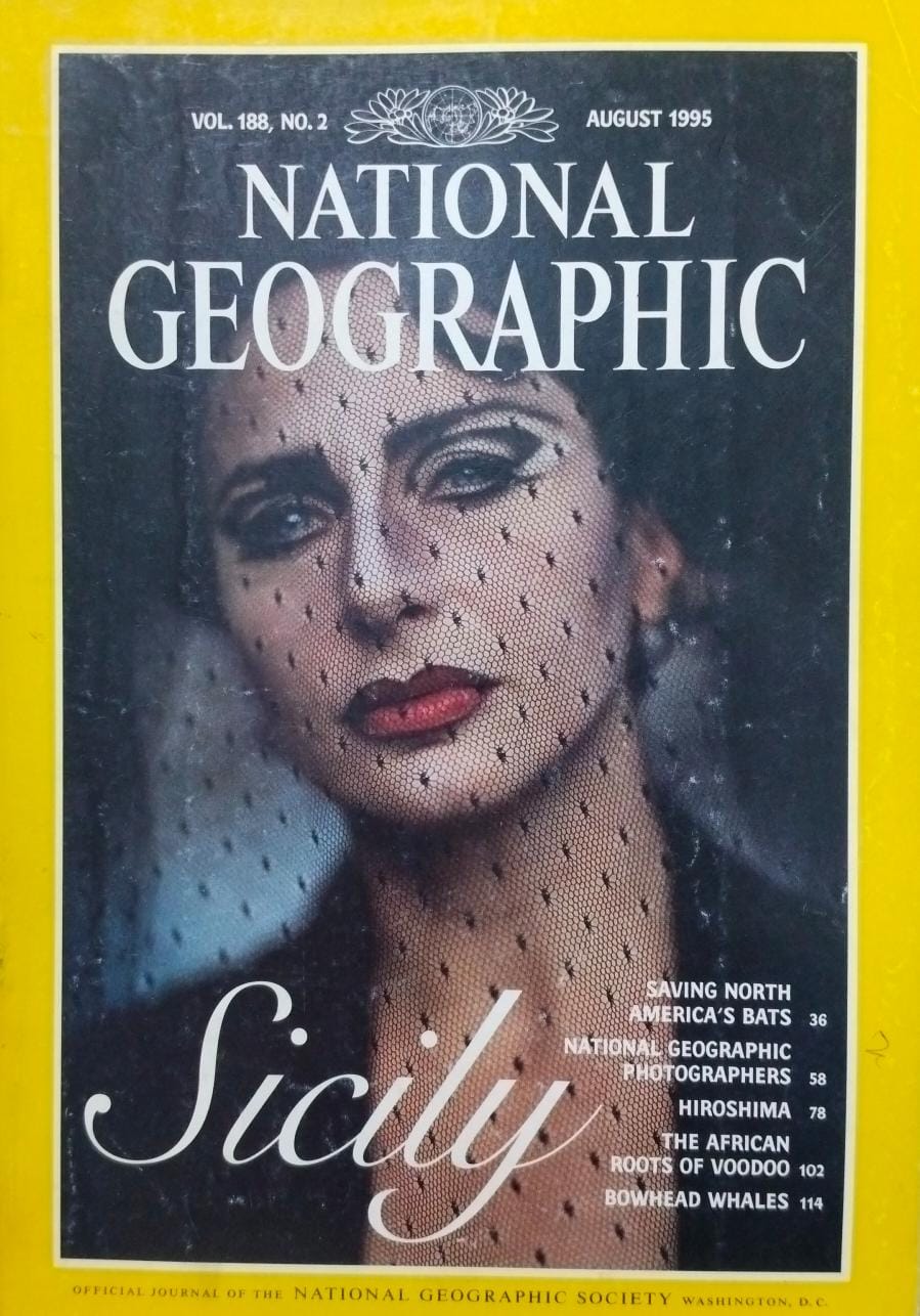 Sicily [national geographic][rare books][august 1995]