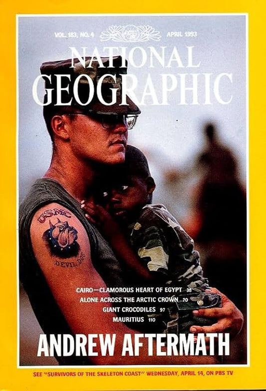 Andrew Aftermath [national geographic][rare books][april 1993]