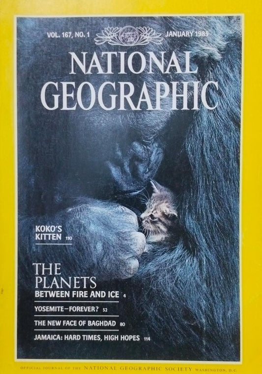 The planets between fire and ice [national geographic][rare books][january 1985]