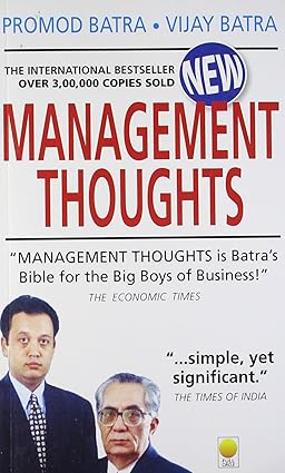 New management thoughts by Promod Batra |Vijay Batra [rare books]