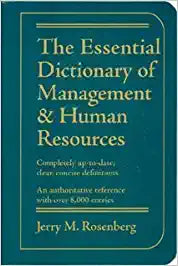 The essential dictionary of management and human resources [rare books]