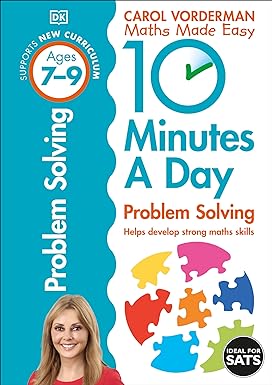 10 Minutes A Day Problem Solving, Ages 7-9  , Helps Develop Strong Maths Skills