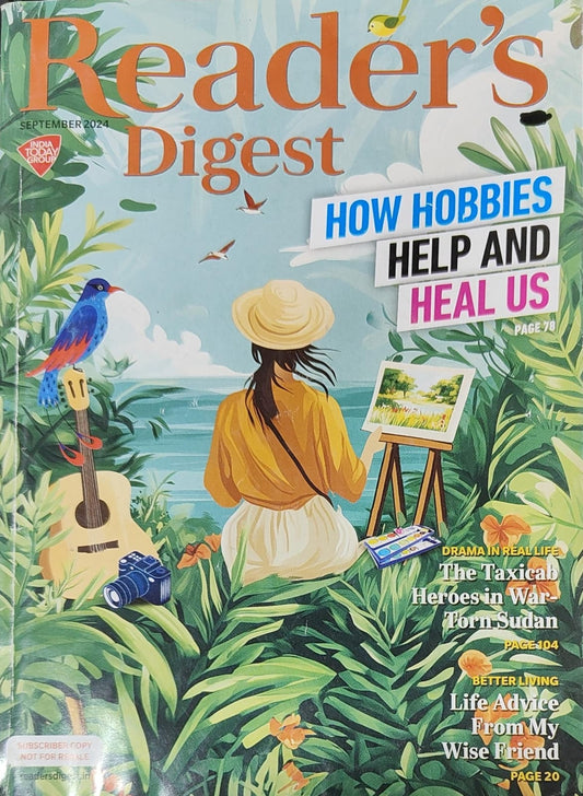 Reader's Digest India September 2024 - How Hobbies Help and Heal Us [rare books]