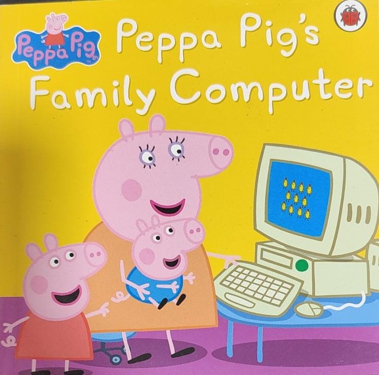 Peppa pig's family computer [PALM SIZE]