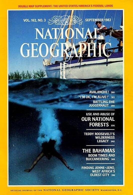 Avalanche ! [National Geographic September 1982] [VOL 162 NO.3] [RARE BOOKS]