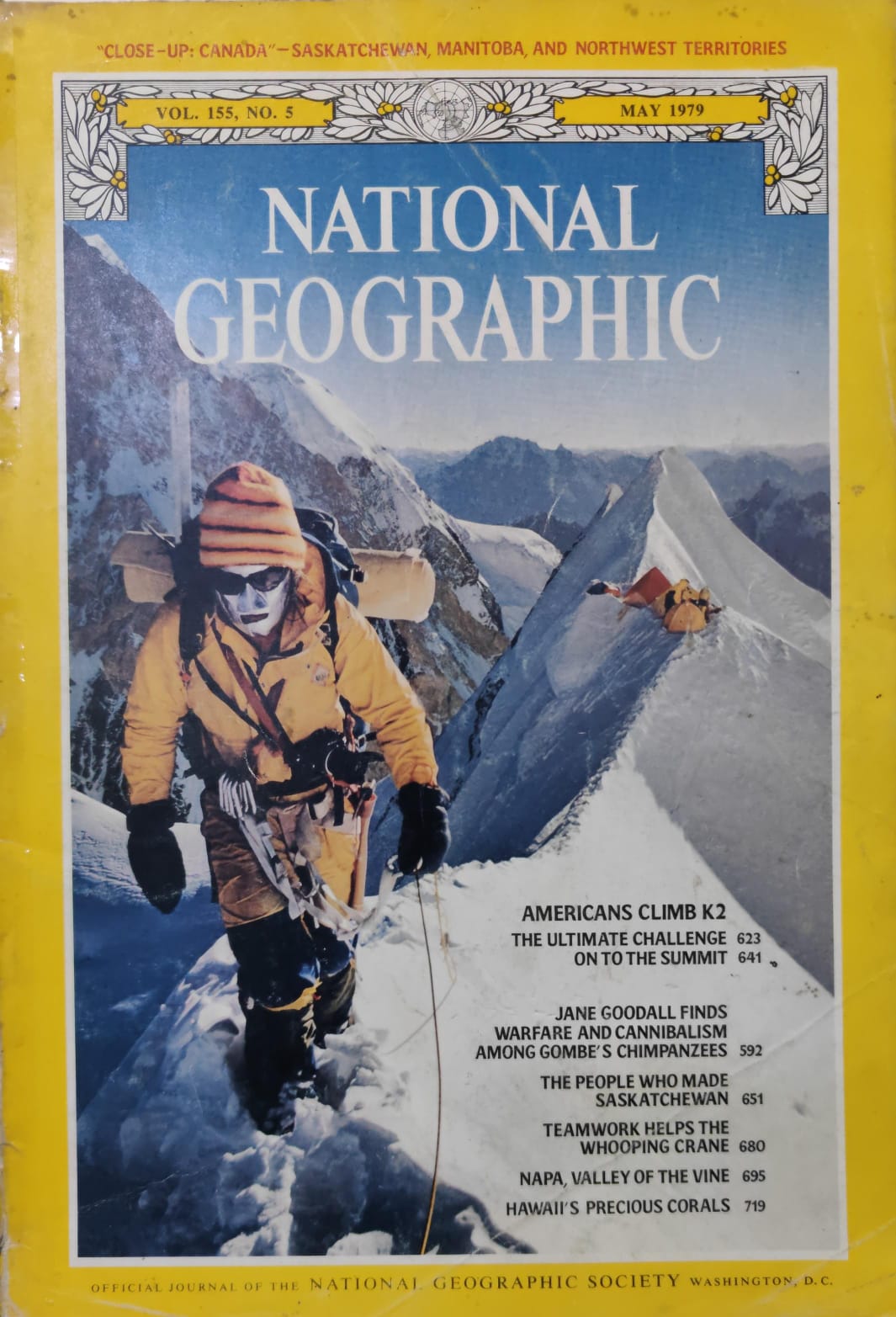 Americans Climb K2 [national geographic][rare books][May 1979]