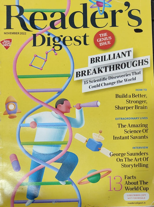 Reader's Digest November 2022 Brilliant Breakthroughs [rare books]