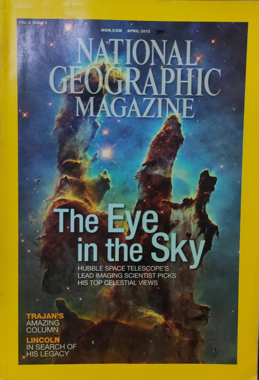 National geographic the eye in the sky [vol.2 issue 9] [April 2015] [Rare book]