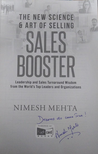 Sales Booster: The New Science & Art of Selling (WITH SIGN)