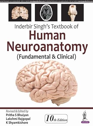Inderbir singh's textbook of human neuroanatomy [10th edition]