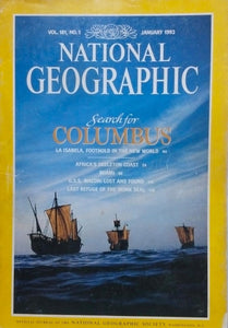 Search for columbus [national geographic][rare books][january 1992]