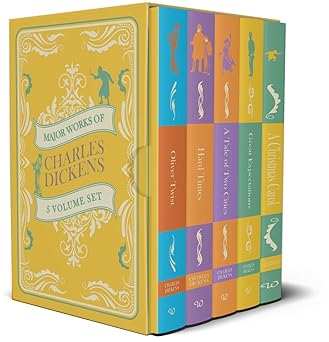 Major Works Of Charles Dickens Collection [5 Hardbound Books Box Set] by Charles Dickens [Hardcover] [Premium Books]