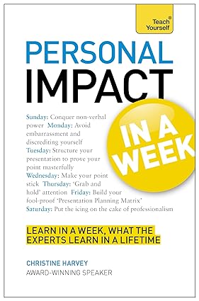 Personal impact in a week