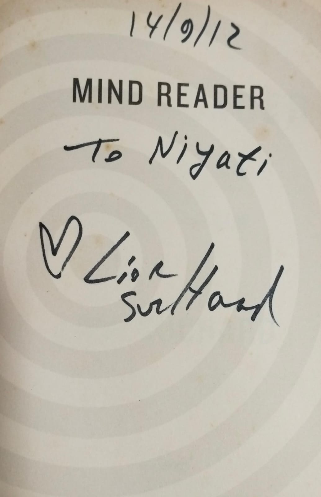Mind reader [rare books] [with sign copy]