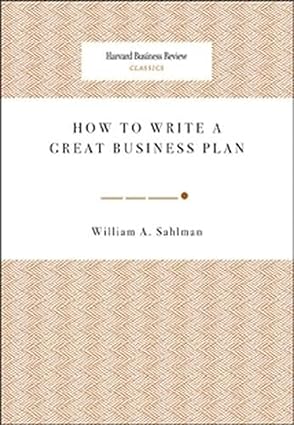 How to Write a Great Business Plan