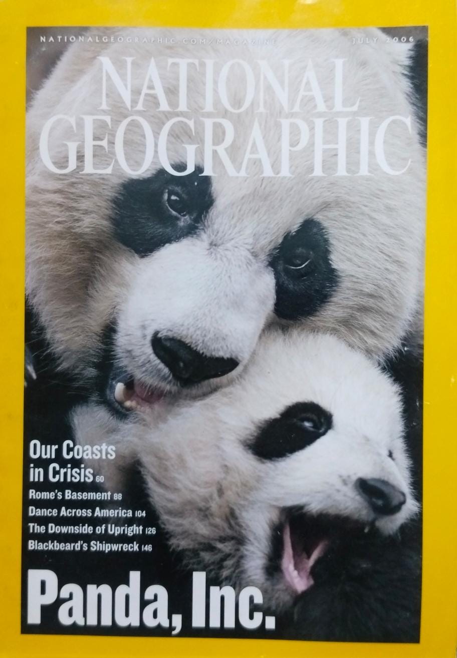 Panda,inc [national geographic][rare books][july 2006]