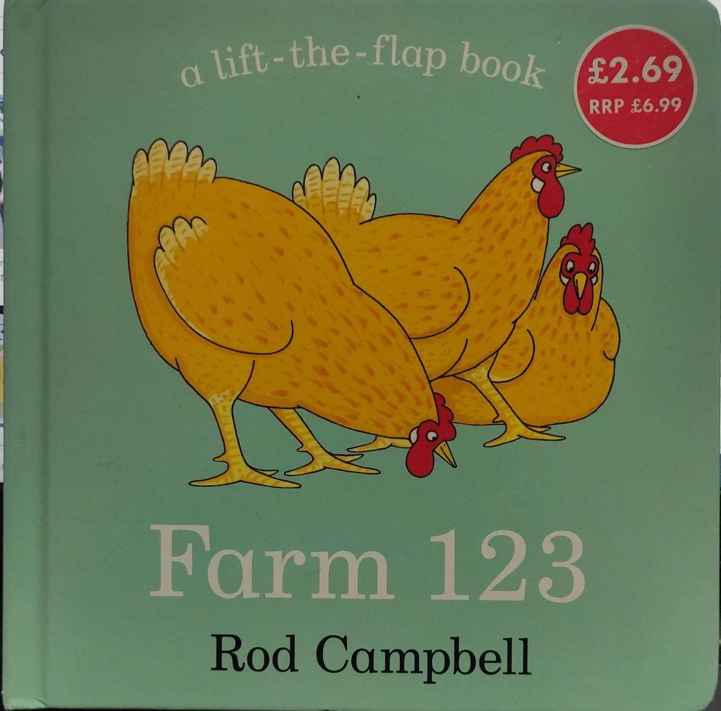 Farm 123 [Board book]  [lift the flap]