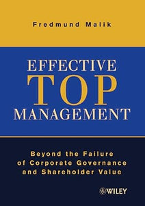 Effective top management [hardcover] [rare books]