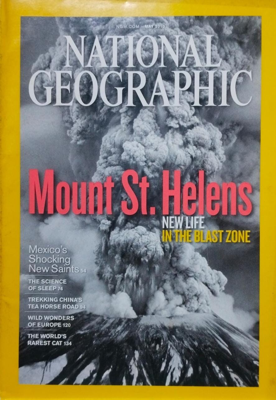 Mount st.helens new life in the blast zone [national geographic][rare books][may 2010]