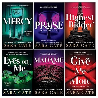 Salacious Players Club Series 6 Books Collection Set by Sara Cate [Box Set] [Premium Books]