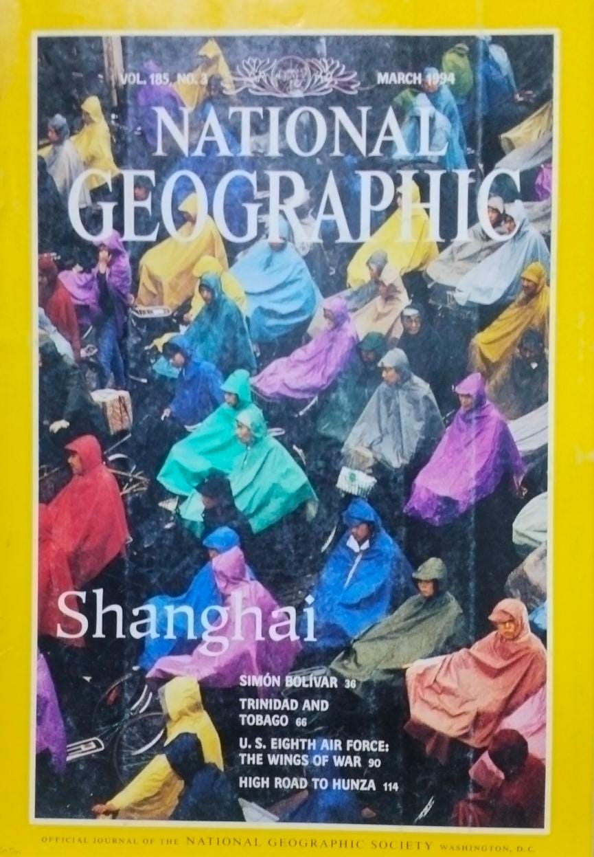 Shanghai [national geographic][rare books][march 1994]