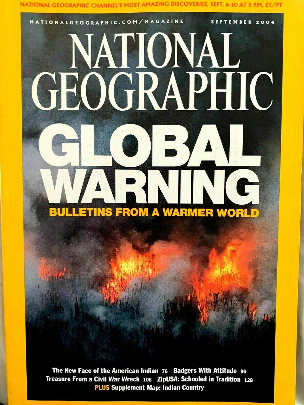 Global Warning [National geographic][rare books][September 2004]