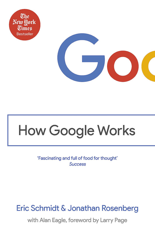 How google work by Eric Schmidt |Jonathan Rosenberg (Rare books)