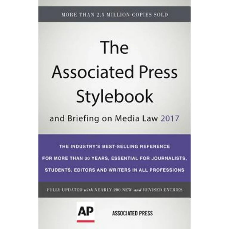 The associated press stylebook 2017