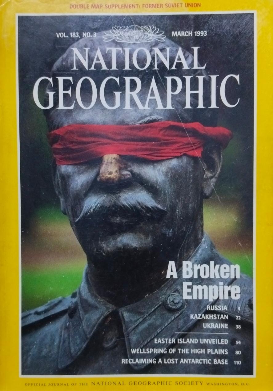 A broken empire [national geographic][rare books][march 1993]