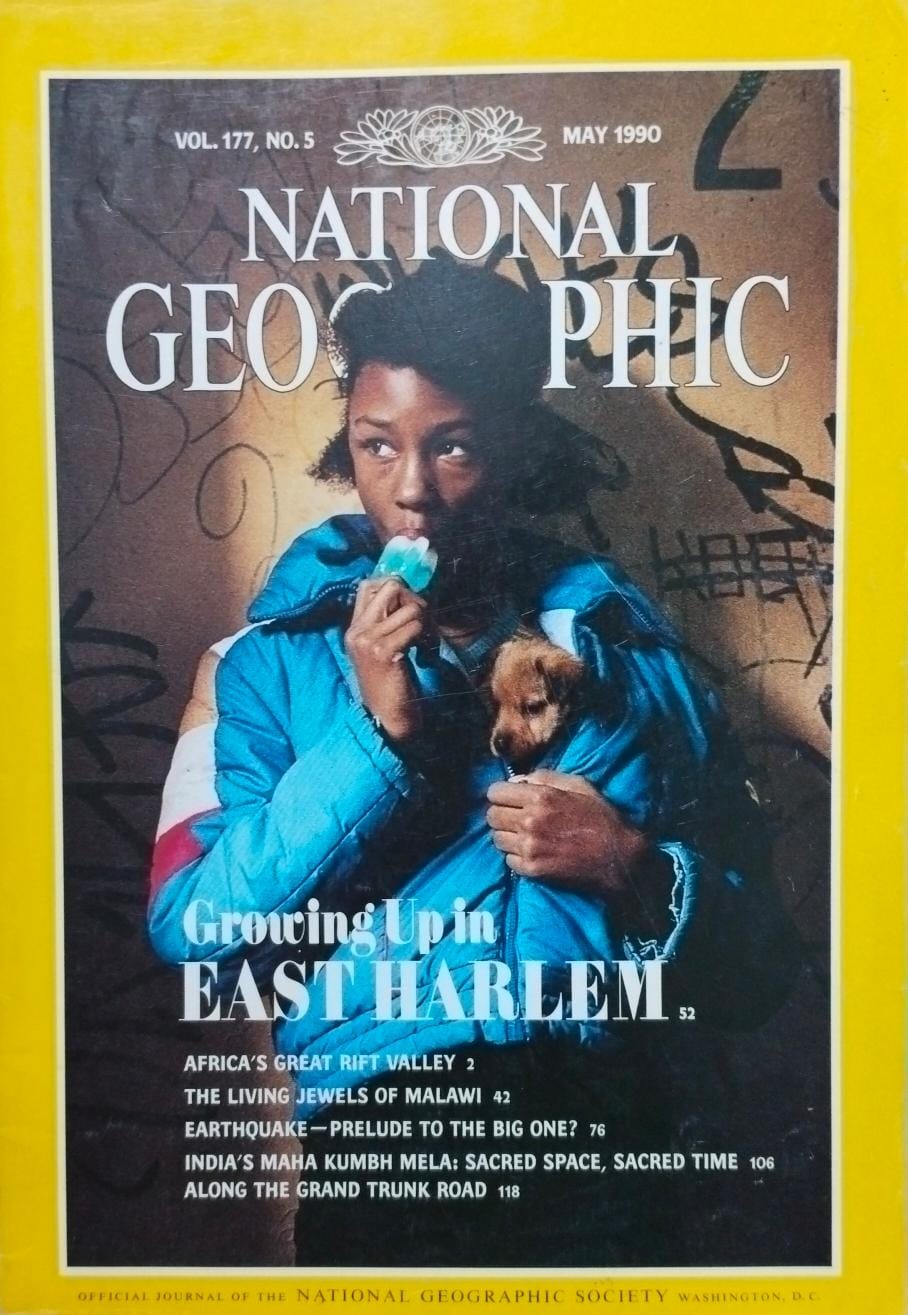 Growing up in east harlem [national geographic][rare books]