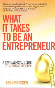 What it Takes to be an Entrepreneur [RARE BOOKS]