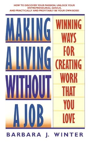Making a Living Without a Job by Barbara Winter [rare books]