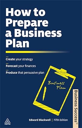 How to Prepare a Business Plan (Business Success) by Edward Blackwell [rare books]