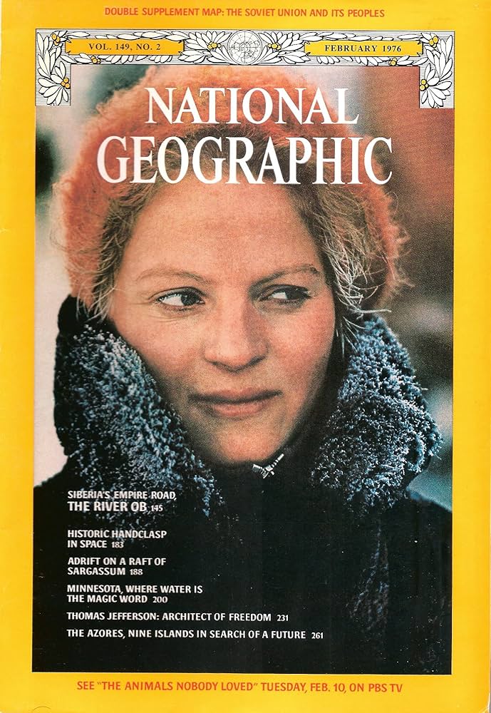 Siberia's Empire Road [National geographic][rare books][February 1976]