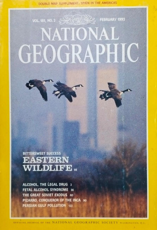 Eastern wildlife [national geographic][rare books][february 1992]